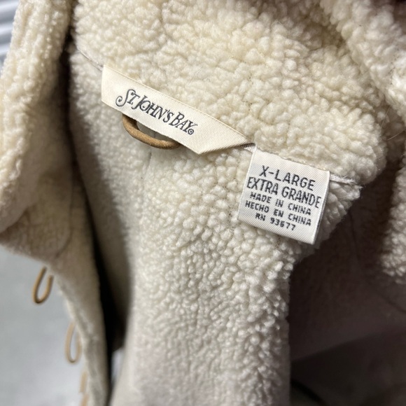 St. John’s Bay Suede boho coat - Picture 8 of 11